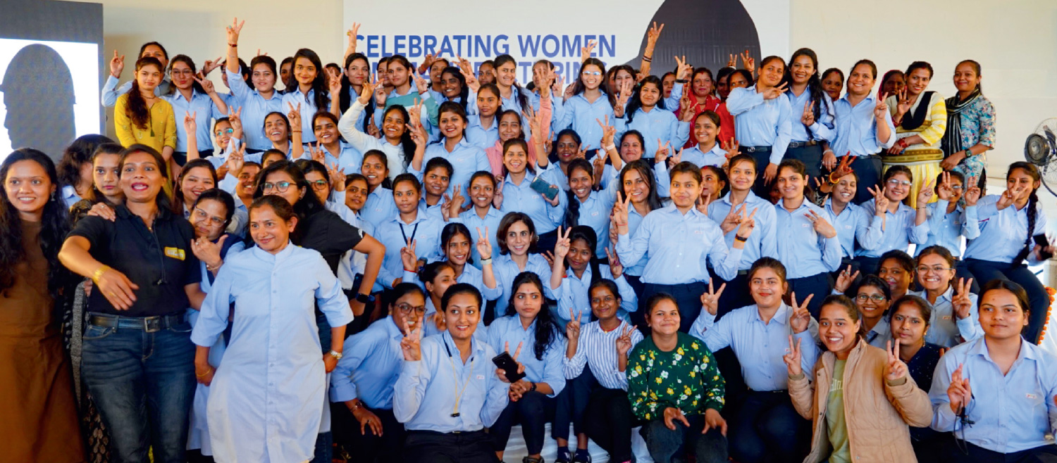 Spending time with the amazing women at the Godrej ki Shakti event in our Malanpur factory