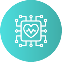 AI-enabled health kiosk icon