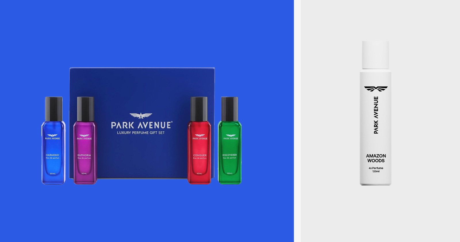 Building relevance through our latest product innovations, Park Avenue Eau De Parfum and Amazon Woods.
