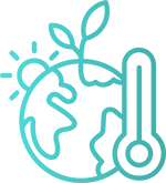 Carbon emissions and climate change impact