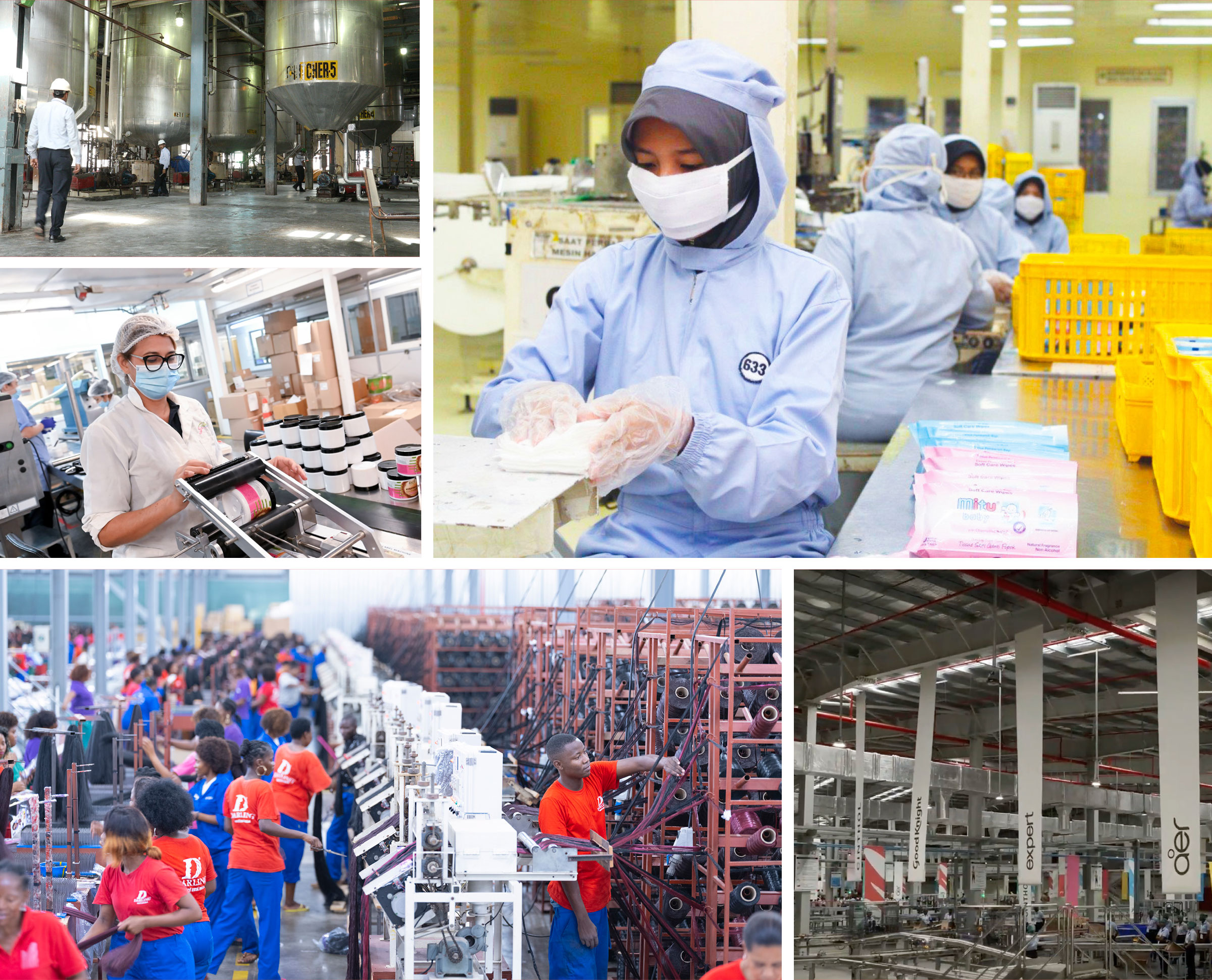 Factories across our locations