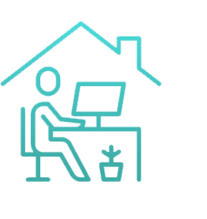 Working-from-home arrangements icon